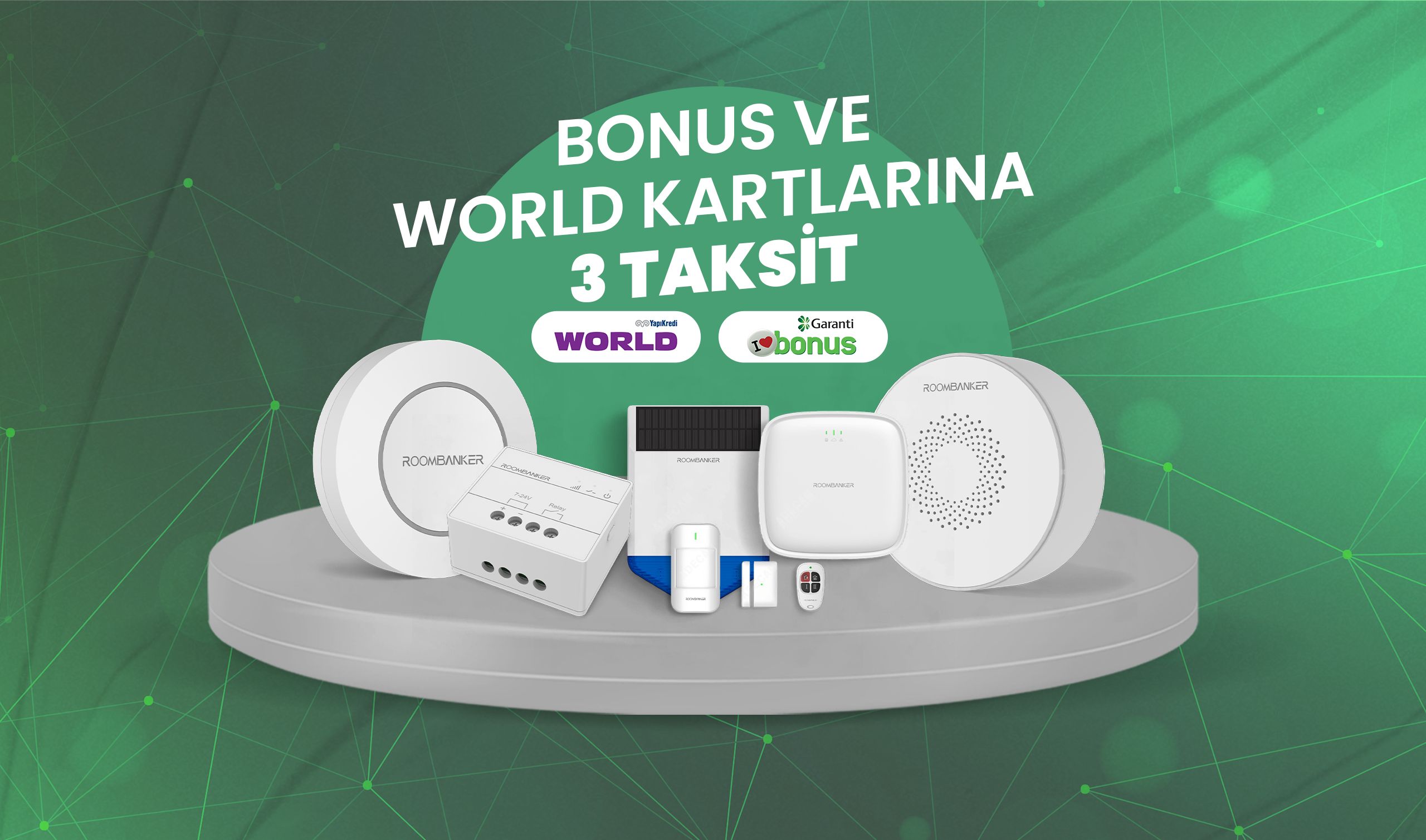 RoomBanker’dan 3 Taksit Kolaylığı!